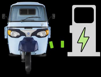 piaggio-ape charging